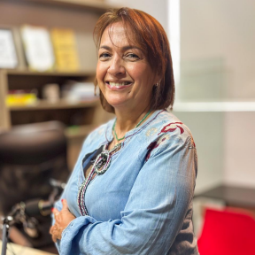 Psicanalista Helena César.